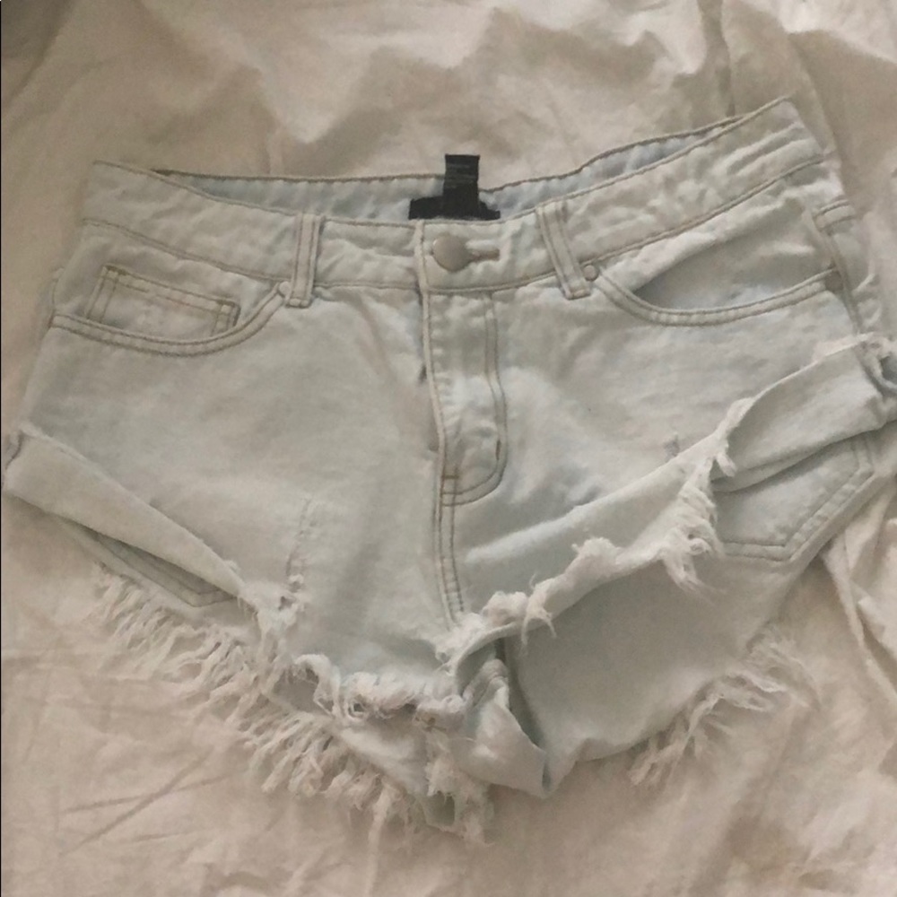 Denim shorts